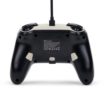 PowerA - Manette avec câble améliorée Power-Up Mario pour Nintendo Switch - Boutons programmables, audio via jack 3,5 mm, câble USB-C 3 m - Compatible Switch et Switch OLED